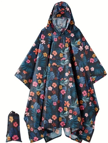 Regenponcho mit kapuze - mit,
