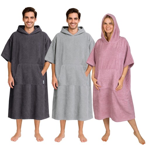 Frottee badeponcho damen - frottee,
