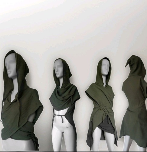 Wickelkleid cape poncho - wickelkleid,