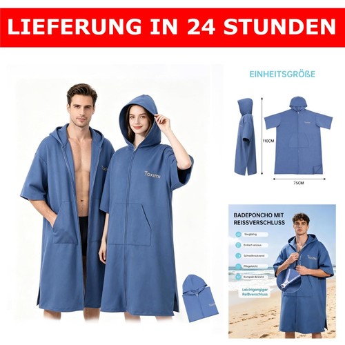 Badeponcho damen herren - badeponcho,