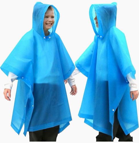 Kinder regenponcho blau - regenponcho,