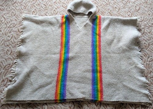 Poncho mit kapuze 100 - kapuze, wolle