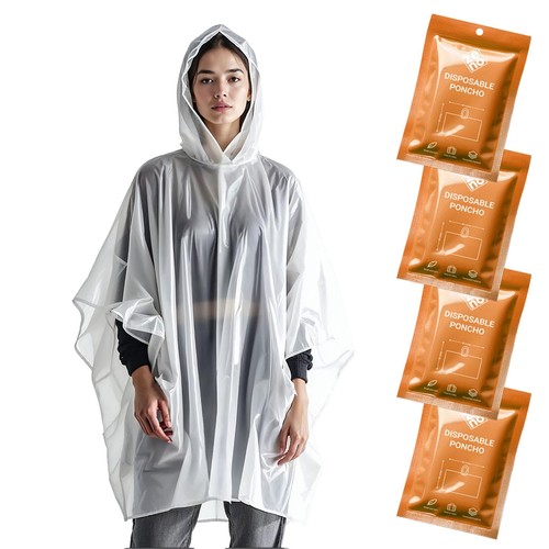 Regenponcho einweg mit kapuze - regenponcho,