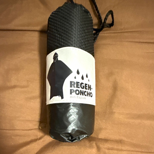 Regen poncho mit kapuze unisex - mit,