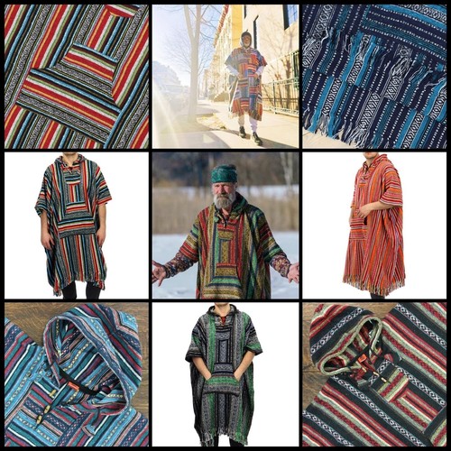 Poncho robe mit - robe, kapuze