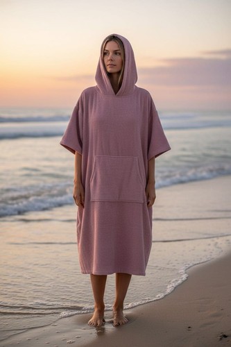 Frottee badeponcho damen - frottee,
