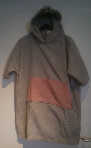 Frottee badeponcho kurzarm - frottee-badeponcho,