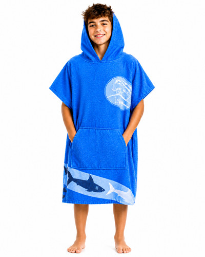 Kinder badeponcho baumwolle - kinder,