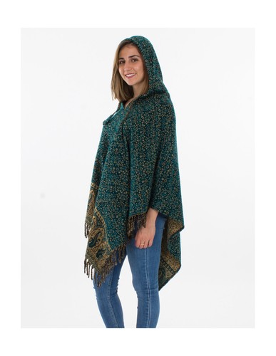 Damen poncho mit kapuze boho - poncho,